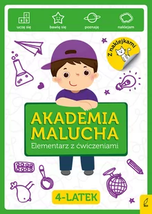 Wilga Akademia Malucha Elementarz z ćwiczeniami 4-latek - Edukacja przedszkolna - miniaturka - grafika 1