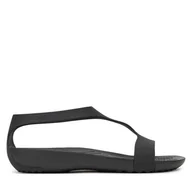 Sandały damskie - Sandały Crocs SERENA SANDAL 205469-060 Czarny - miniaturka - grafika 1