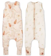 Śpiworki dla dzieci - Dwustronny Śpiworek Z Nóżkami 2,5 Tog 1-2 Lata Bohemian Sand/Bohemian Botanic Sleepee - miniaturka - grafika 1