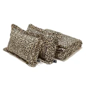 Pościel dla dzieci - La Millou - Komplet Pościeli Bawełnianej LEOPARD CREAM by Magdalena Lamparska - miniaturka - grafika 1