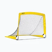 Piłka nożna - SKLZ SKLZ Unisex-młodzieżowa siatka do piłki nożnej, ultralekki przenośny bramka dla dzieci, sprzęt do treningu piłki nożnej, czarny/żółty, 10 cm x 9 m, 10 cm x 9 cm 3424 - miniaturka - grafika 1