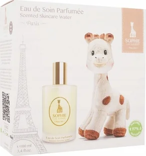 Sophie la Girafe Gift Box Set Sophie la Girafe: Paris, Eau De Parfum, For Girls, 100 ml + Sophie La Girafe, Giraffe, Collectible Plush Toy, 0+ months For Girls - Perfumy dla dzieci - miniaturka - grafika 1