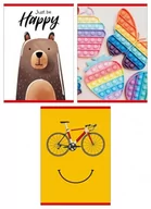 Zeszyty szkolne - Zeszyt A4/32K linia (3szt) - Gimboo - miniaturka - grafika 1