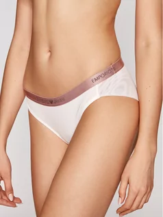 Majtki damskie - Emporio Armani Underwear Figi klasyczne 164405 1P235 01411 Biały - grafika 1