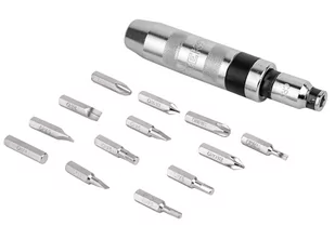 Wrętak udarowy wykrętak śrubokręt +13 bitów GEKO - Śrubokręty - miniaturka - grafika 4