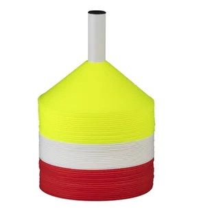 Stożki boiskowe treningowe SELECT zestaw 48 szt. - Piłka nożna - miniaturka - grafika 1