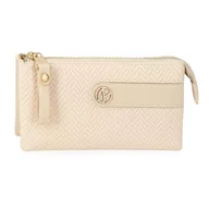Portfele - Pepe Jeans Sprig Portfel Trzy przegródki Beżowy 17,5x9,5x2 cms Skóra syntetyczna by Joumma Bags, Beis, Talla única, Portfel Trzy przegródki - miniaturka - grafika 1