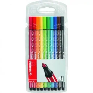Flamastry STABILO Pen 68 etui 10 kolorów - Długopisy - miniaturka - grafika 1