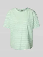 Koszulki i topy damskie - T-shirt o kroju relaxed fit z mieszanki lnu i bawełny - miniaturka - grafika 1