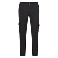 Spodnie męskie - Teddy Smith Battle Tweed Spodnie męskie, czarny melanż, 28W - miniaturka - grafika 1