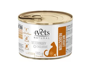 4Vets Cat Weight Reduction 185g - Mokra karma dla kotów - miniaturka - grafika 1