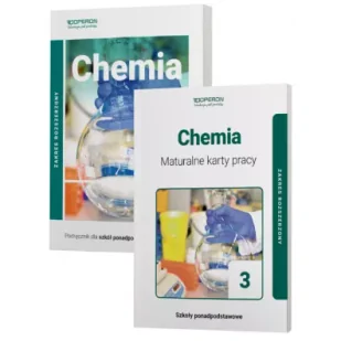 Chemia 3. Podręcznik i maturalne karty pracy. Szkoły ponadpodstawowe. Zakres rozszerzony - Podręczniki do technikum - miniaturka - grafika 1