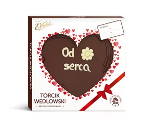 Torcik Wedlowski® Serce 250 g E.Wedel - Bombonierki i czekoladki - miniaturka - grafika 1