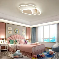 Lampy sufitowe - Lampa sufitowa w kształcie chmury Lampa sufitowa w kształcie chmury Żyrandol LED Lampa wisząca Pokój dziecięcy Lampa do salonu Cafe Biały - miniaturka - grafika 1