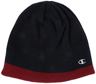 Champion Unisex_Dzianinowa dwustronna czapka beanie dla dorosłych, granatowa/karminowa czerwona, jeden rozmiar - Czapki damskie - miniaturka - grafika 1