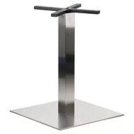 Meble modułowe i akcesoria - Podstawa stołu/stolika SH-3002-7/S, stal nierdzewna szczotkowana, wymiary: 55x55x72,5 cm - do hotelu, restauracji ,baru, biura - miniaturka - grafika 1