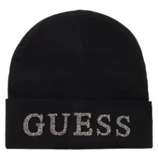 Czapka Beanie AW5398 POL01 BLA (GU781-b) Guess - Czapki damskie - miniaturka - grafika 1