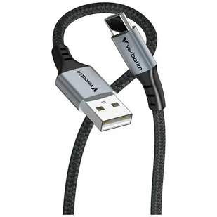 Kabel Verbatim Sync & Charge USB-A do USB-C QC 120cm czarny 31843 - Kable USB - miniaturka - grafika 1