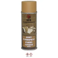 Odzież taktyczna i umundurowanie - Farba wojskowa w sprayu MFH NATO Coyote Mat 400 ml (27375I) - miniaturka - grafika 1