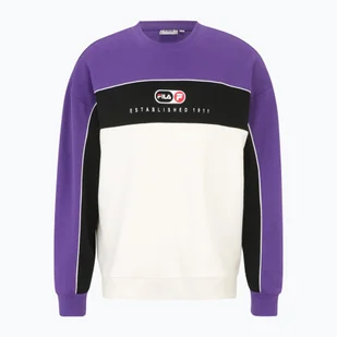 Bluza męska FILA La Paz Crew Sweat heliotrope/antique white/black - Bluzy męskie - miniaturka - grafika 1