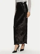 Spódnice - ONLY Spódnica maxi Mary 15337139 Czarny Regular Fit - miniaturka - grafika 1