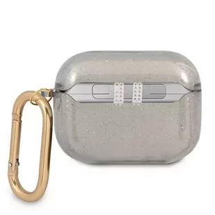 Guess GUAPUCG4GK AirPods Pro cover czarny/black Glitter Collection - Akcesoria do słuchawek - miniaturka - grafika 2