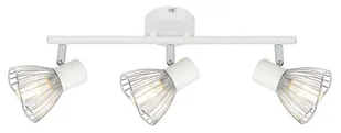Biała lampa sufitowa z trzema drucianymi kloszami G1-W59 - Lampy sufitowe - miniaturka - grafika 1
