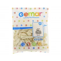 Gemar Balloons Balony 5" Metalik GEMAR Pearl 100 szt AM50/28 - Balony i akcesoria - miniaturka - grafika 1