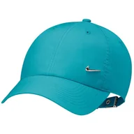 Czapki damskie - Czapka z daszkiem Nike DF Club Cap FB5372 (kolor Niebieski) - miniaturka - grafika 1