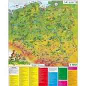 Mapy i plansze edukacyjne - Piętka Mapa Polski w obrazkach 1:750 000 - miniaturka - grafika 1