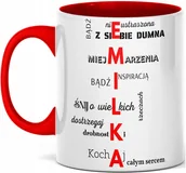 Kubki - Kubek motywacyjny z nadrukiem imieniem EMILKA - miniaturka - grafika 1