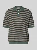 Koszulki męskie - koszulka polo o kroju regular fit z bawełnianej dzianiny model 'DANE' - miniaturka - grafika 1