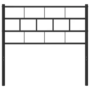 Metalowe wezgłowie, czarne, 107 cm Lumarko! - Inne meble do sypialni - miniaturka - grafika 4