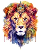 Pasmanteria - Naprasowanka Lew król sztuka 3 - miniaturka - grafika 1