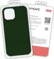 Etui i futerały do telefonów - Mysafe MYSAFE ETUI SILIKONOWE IPHONE 13 PRO MAX CIEMNOZIELONY PUDEŁKO - miniaturka - grafika 1
