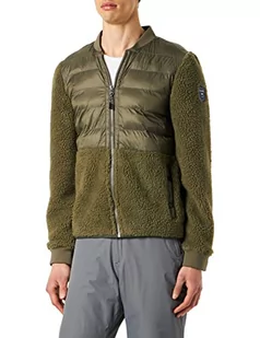 Dolomite Męska kurtka bomberka polarowa, Backwoods Green, M, Drewno do tył, zielone, M - Kurtki męskie - miniaturka - grafika 1