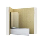 Parawany nawannowe - SILLA Parawan nawannowy MARION 1-skrzydłowy 70x140 cm ruchomy Czarny - miniaturka - grafika 1