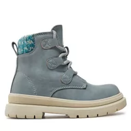 Buty dla dziewczynek - Trzewiki Garvalin 241560 A485 Niebieski - miniaturka - grafika 1