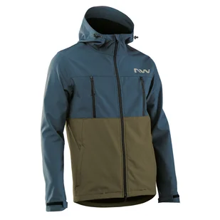 Męska Kurtka NORTHWAVE EASY OUT SOFTSHELL JACKET 89221083_27 – Niebieski - Kurtki rowerowe - miniaturka - grafika 1