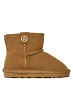 Buty dla dziewczynek - Patrizia Pepe Śniegowce PPJ794.24 M Brązowy - miniaturka - grafika 1
