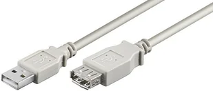 MicroConnect USB 2.0 A-A 3 m M-F kabel USB (USB A, USB A, męski/żeński, prosty, szary) USBAAF3 - Kable USB - miniaturka - grafika 1