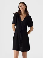 Sukienki - Vero Moda Sukienka letnia Alba 10292845 Czarny Regular Fit - miniaturka - grafika 1