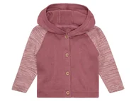 Bluzy i sweterki niemowlęce - lupilu® Sweterek niemowlęcy dla dziewczynki z biobawełny (50/56, Różowy) - miniaturka - grafika 1