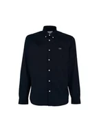 Koszule męskie - Lacoste Koszula CH2933 Czarny Regular Fit - miniaturka - grafika 1