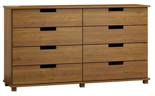 Komoda sosnowa drewniana nr1 Modern 160x80x42 dąb - Komody - miniaturka - grafika 1