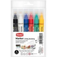 Przybory szkolne - Marker akrylowy 6 kolorów - miniaturka - grafika 1