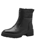 Kozaki damskie - Marco Tozzi Damskie ciepłe buty z podszewką 2-26430-43 modne kozaki, Black Comb, 38 EU, czarny Comb, 38 EU - miniaturka - grafika 1