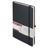 Szkolne artykuły papiernicze - Notes A5 Kropki Rubi Grafitowy ANTRA - miniaturka - grafika 1