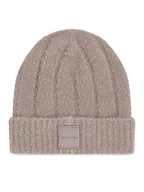 Czapki damskie - Calvin Klein Czapka Modern Patch Chunky K60K612596 Beżowy - miniaturka - grafika 1