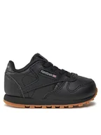 Buty dla dziewczynek - Reebok Sneakersy Classic Leather Shoes GX9396 Czarny - miniaturka - grafika 1